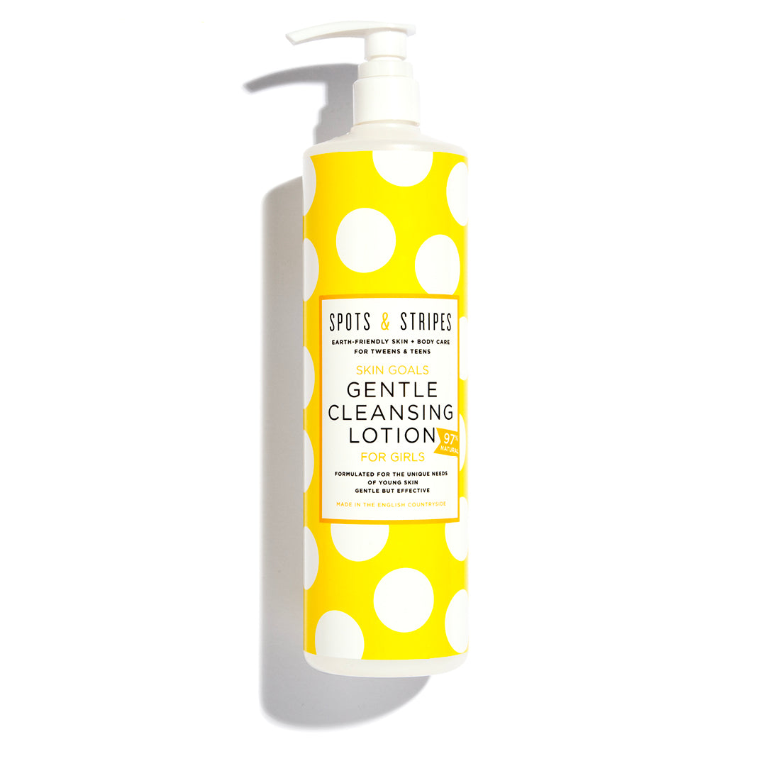 Large facial cleanser for teen girls to help with spots and acne - Spots & Stripes