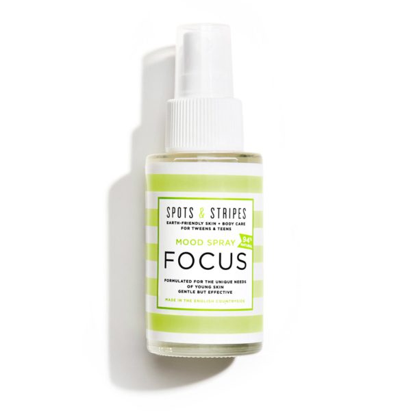 Focus Mood Spray aromatherapy mist for Teens to help them focus their mind - Spots & Stripes